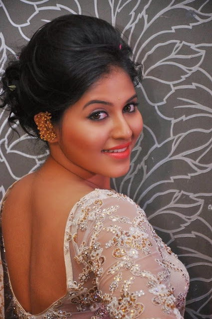 Tamil Actress Anjali New Pics In Saree 3